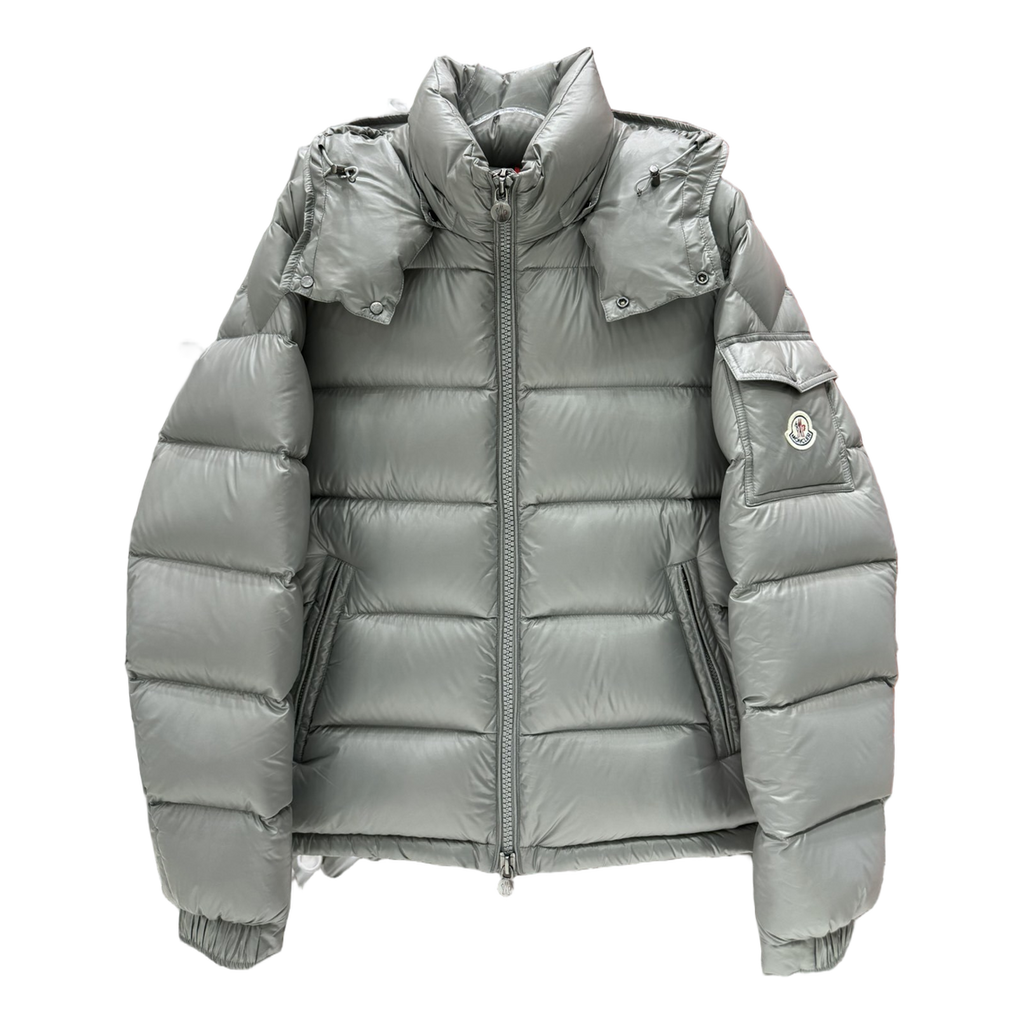 Moncler Maya Hooded Puffer Jacket – Gray | Premium Down | Luxury Outerwear