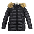 Moncler Four-Pocket Belted Fur-Trim Puffer Jacket – Black | Premium Down | Luxury Outerwear