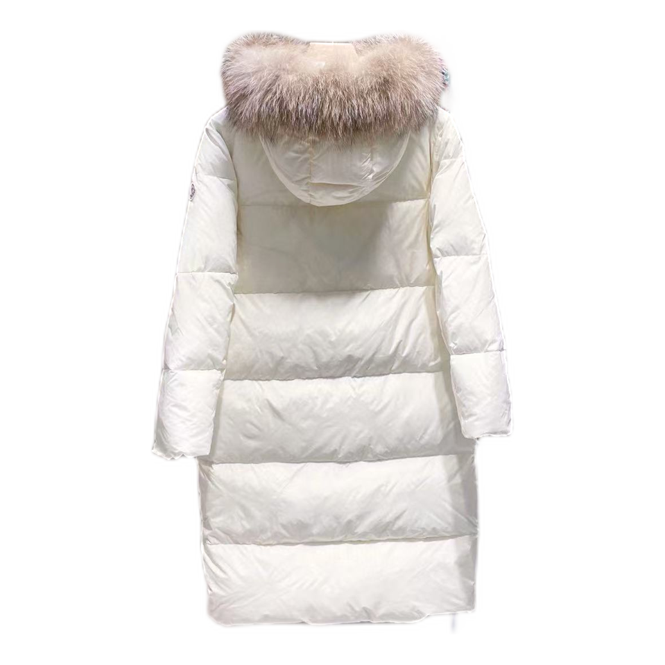 Moncler Marrionnier Long Puffer Coat – Ivory | Premium Down | Luxury Outerwear