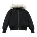 Moose Knuckles Men's Original Ballistic Shearling-Trim Bomber – Black | Canadian Down | Extreme Cold