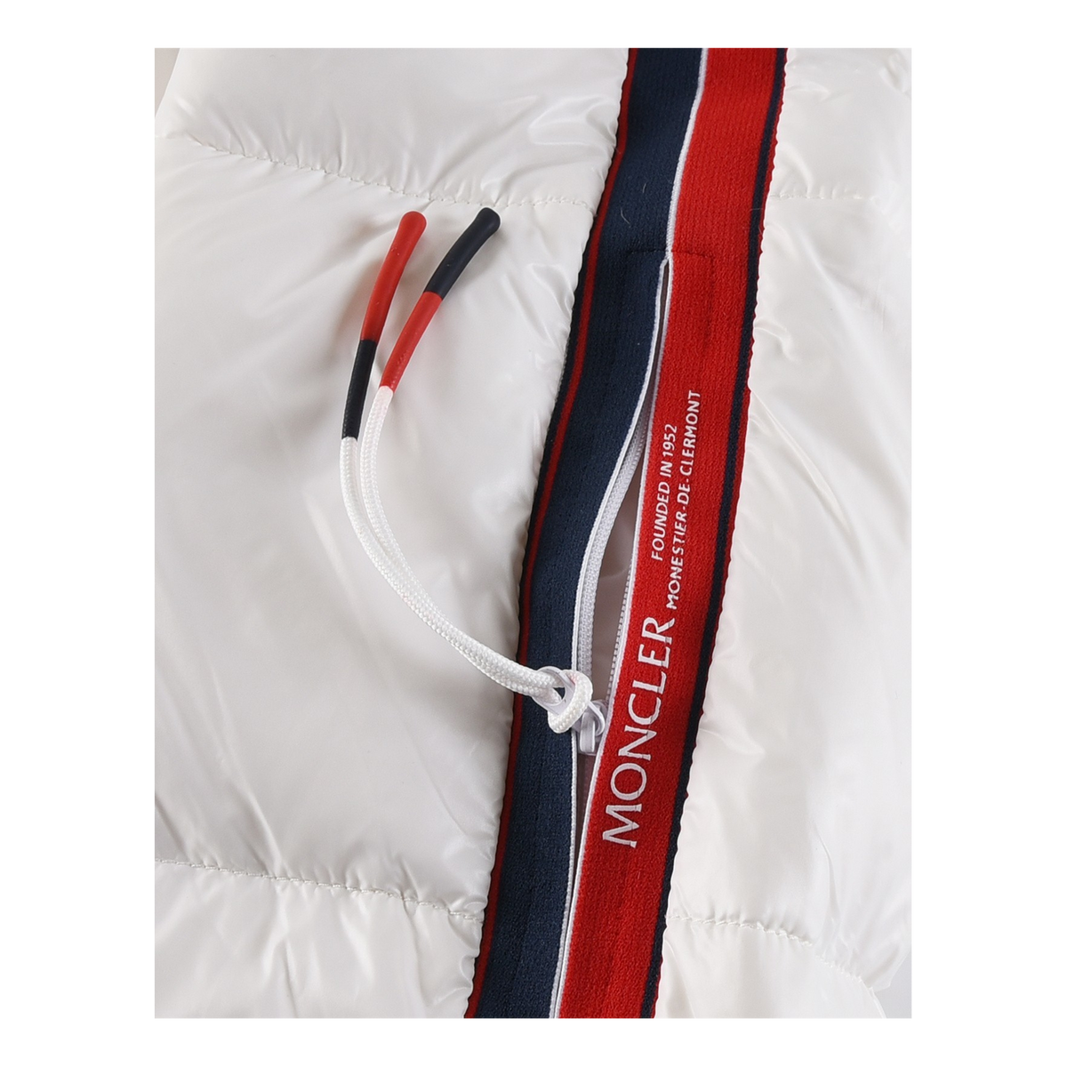 Moncler Tricolour Sleeve-Stripe Glossy Hooded Puffer Jacket | Premium Down | Luxury Outerwear