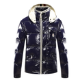Moncler Contrast-Trim Glossy Hooded Puffer Jacket | Premium Down | Luxury Outerwear