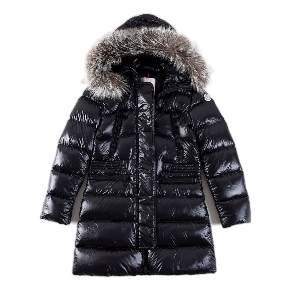 Moncler Fur-Trim Drawstring-Waist Long Puffer Jacket | Premium Down | Luxury Outerwear