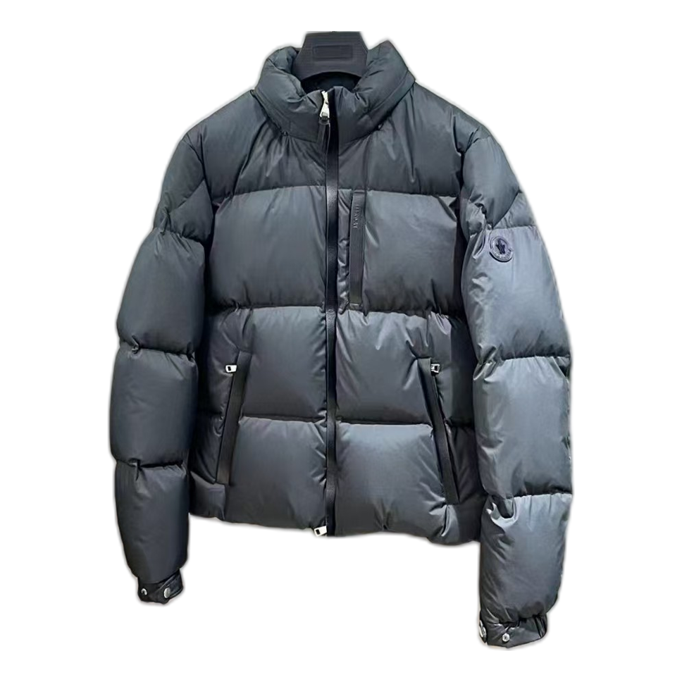 Moncler Stand-Collar Puffer Jacket – Black | Premium Down | Luxury Outerwear