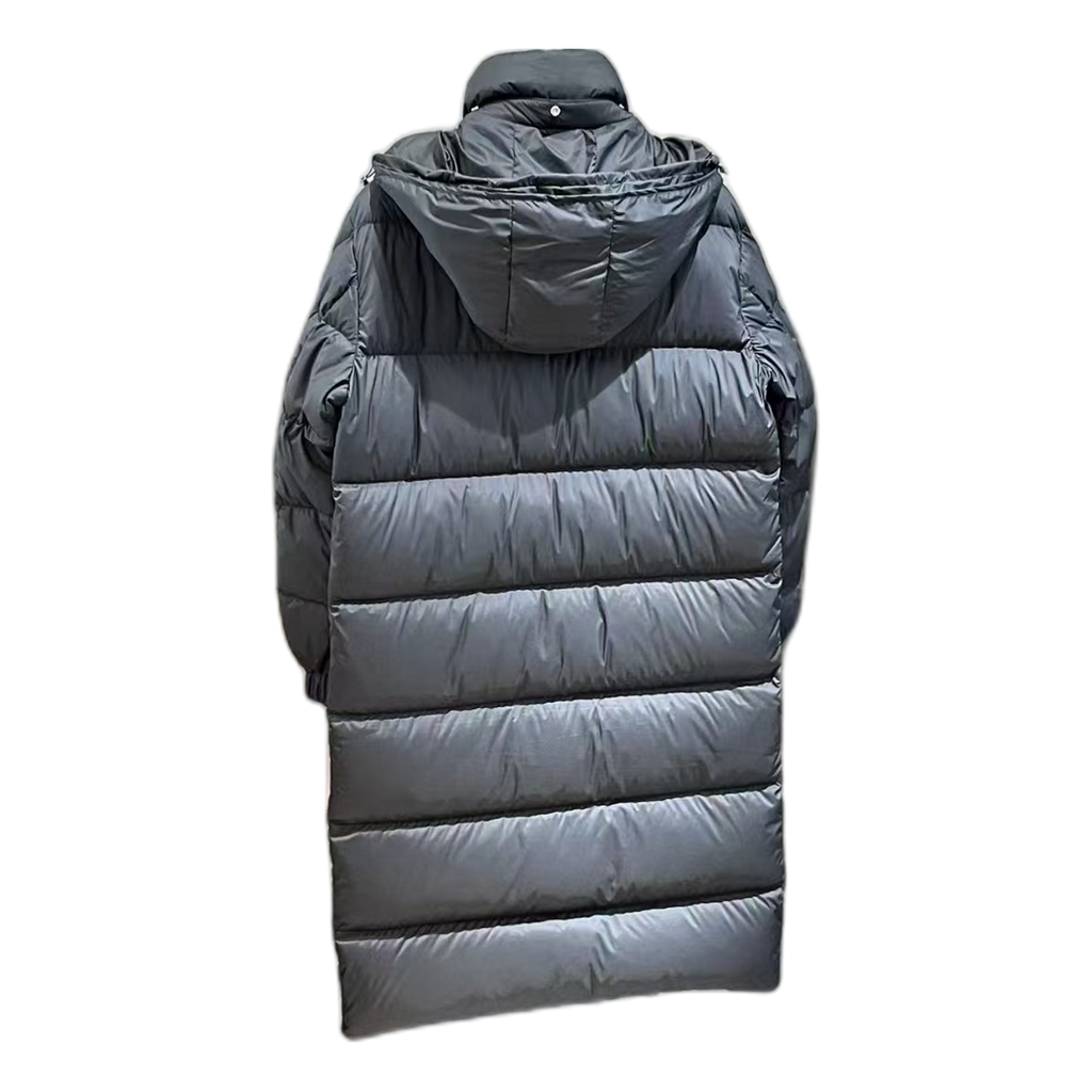 Moncler Hanoverian Hooded Long Puffer Coat – Black | Premium Down | Luxury Outerwear