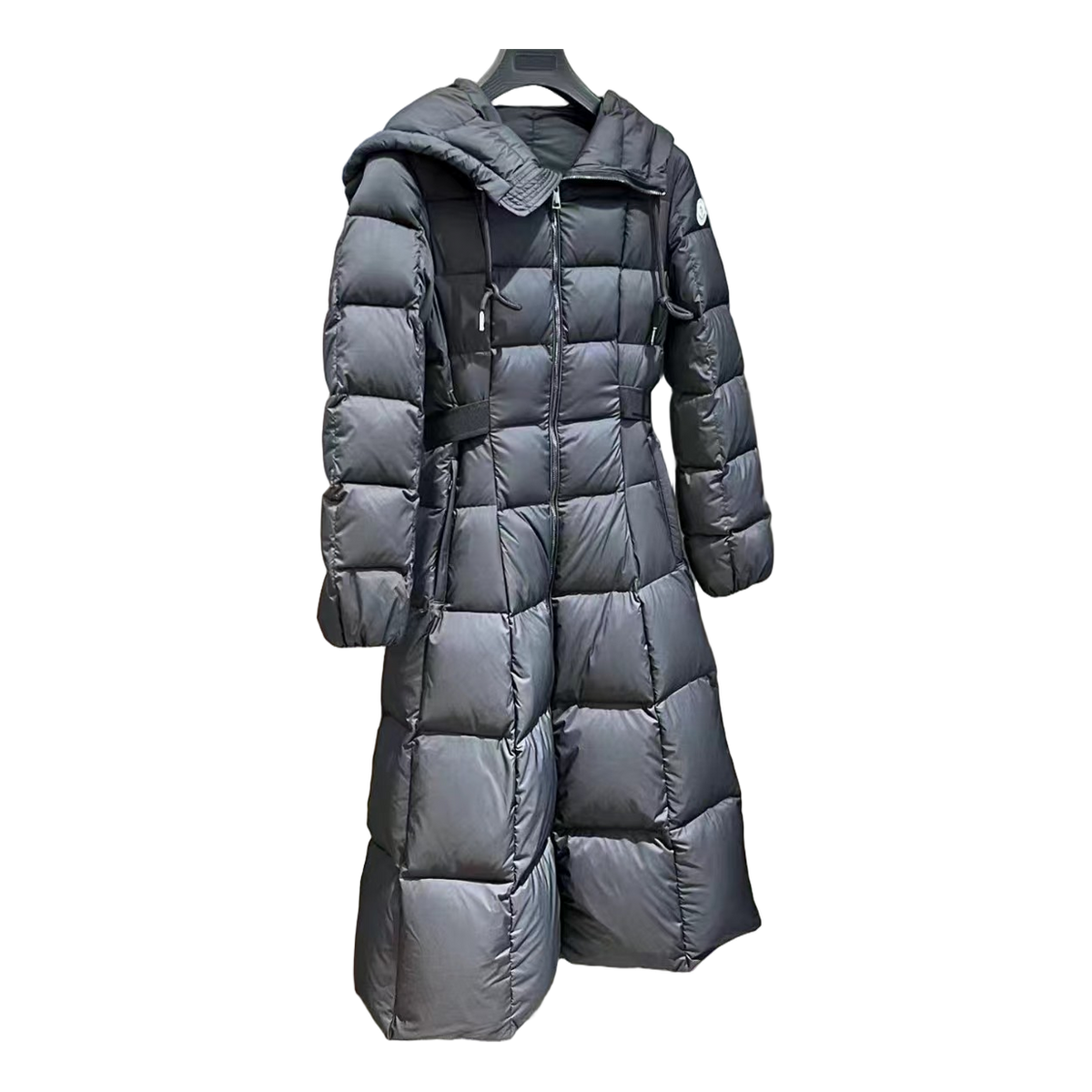 Moncler Faucon Hooded Long Puffer Coat – Black | Premium Down | Luxury Outerwear