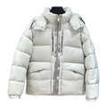 Moncler Double-Zip Hooded Puffer Jacket – Off White | Premium Down | Luxury Outerwear