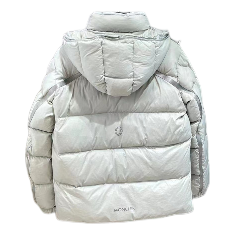 Moncler Double-Zip Hooded Puffer Jacket – Off White | Premium Down | Luxury Outerwear