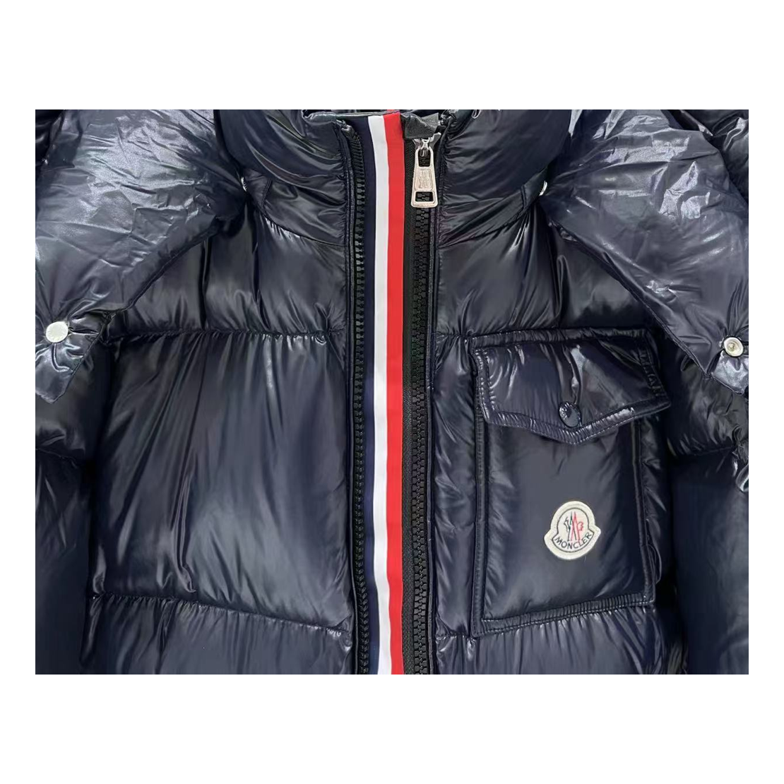 Moncler Montbeliard Hooded Puffer Jacket – Navy | Premium Down | Luxury Outerwear