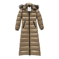 Moncler Hudson Fur-Trim Long Puffer Coat | Premium Down | Luxury Outerwear