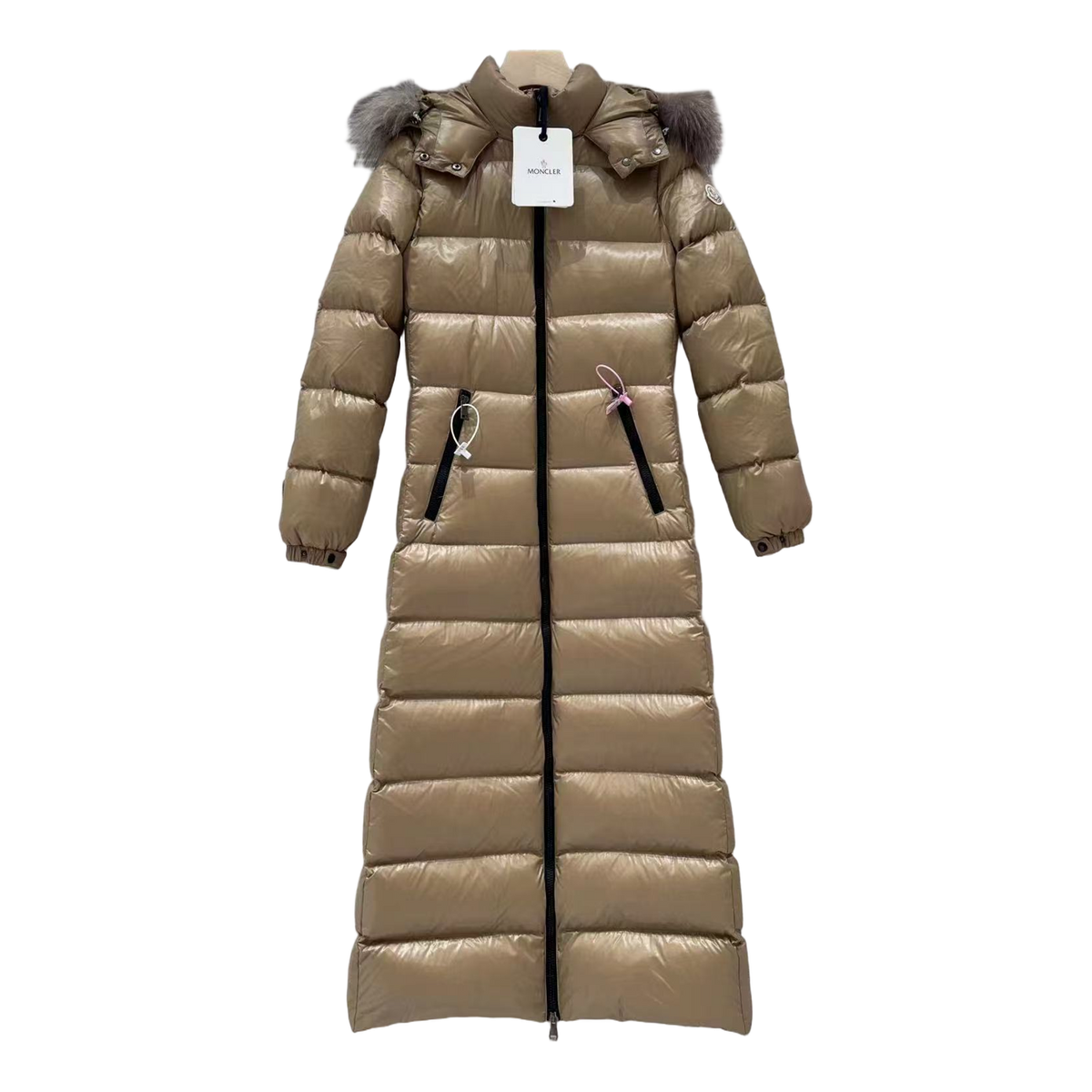 Moncler Hudson Fur-Trim Long Puffer Coat | Premium Down | Luxury Outerwear