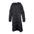 Moncler Matte Zip-Front Hooded Long Puffer Coat – Black | Premium Down | Luxury Outerwear