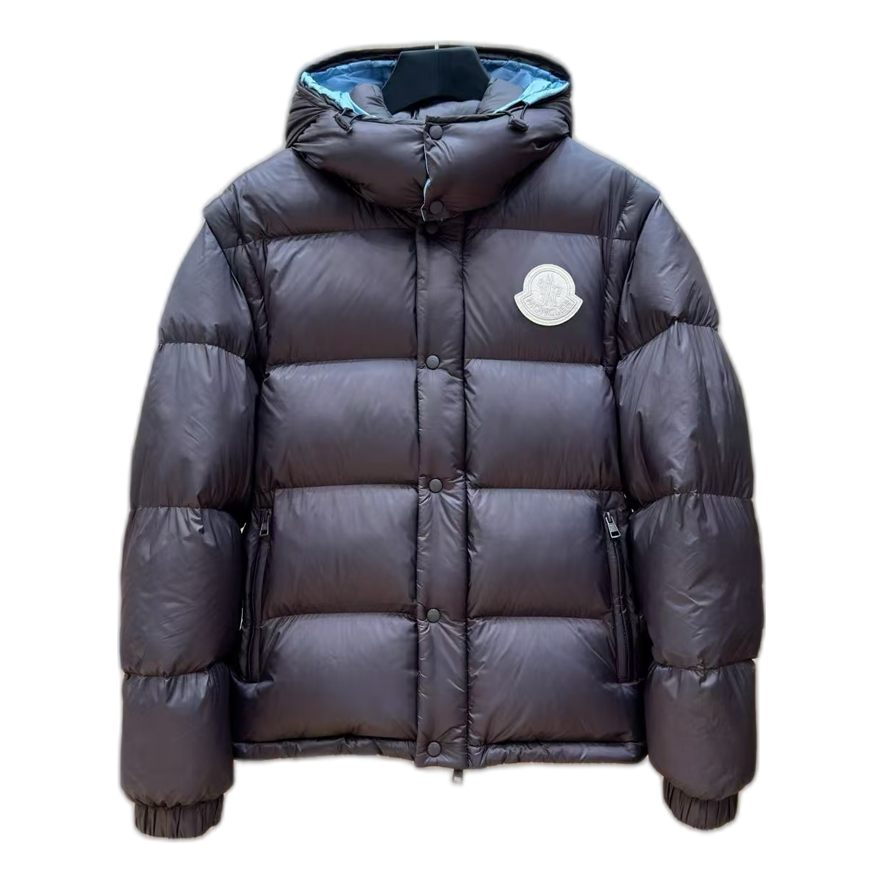 Moncler Oversized Chest-Badge Hooded Puffer Jacket | Premium Down | Luxury Outerwear