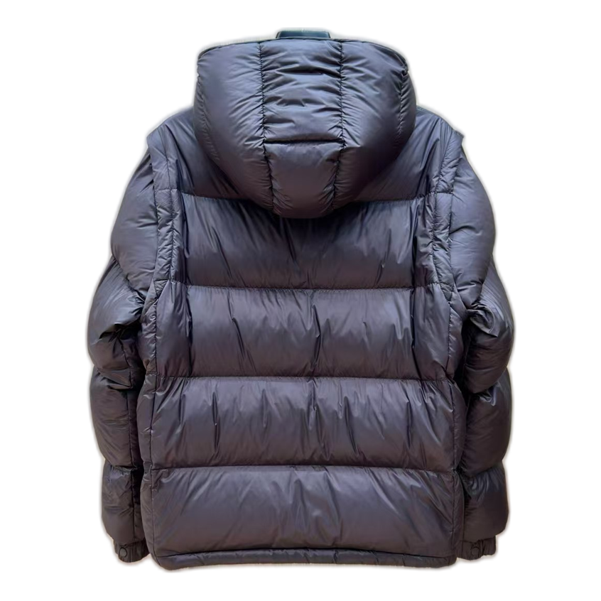 Moncler Oversized Chest-Badge Hooded Puffer Jacket | Premium Down | Luxury Outerwear