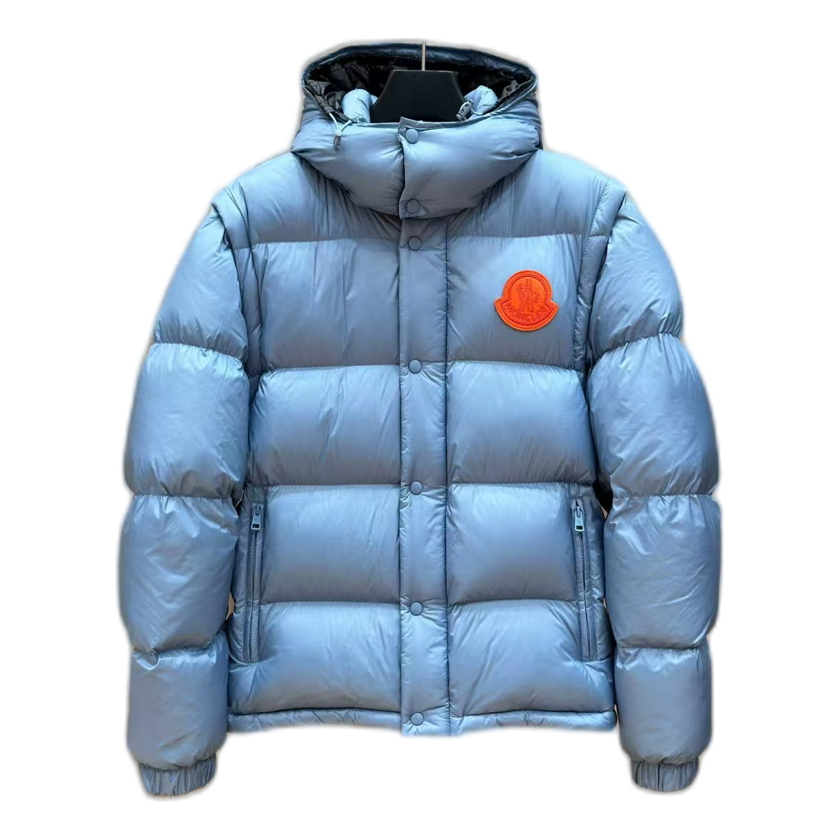 Moncler Oversized Chest-Badge Hooded Puffer Jacket | Premium Down | Luxury Outerwear