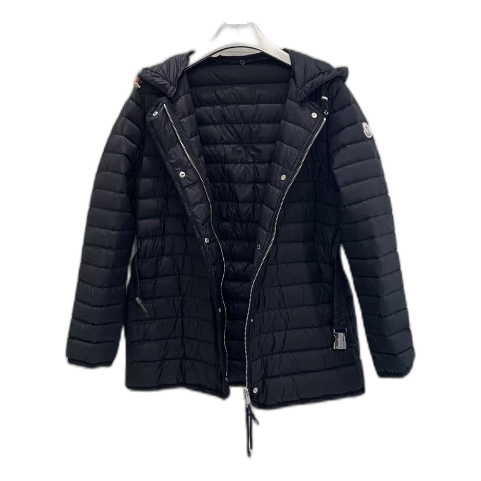 Moncler Oredon Belted Hooded Puffer Jacket – Black | Premium Down | Luxury Outerwear
