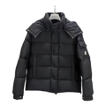 Moncler Maya Matte Hooded Puffer Jacket – Black | Premium Down | Luxury Outerwear