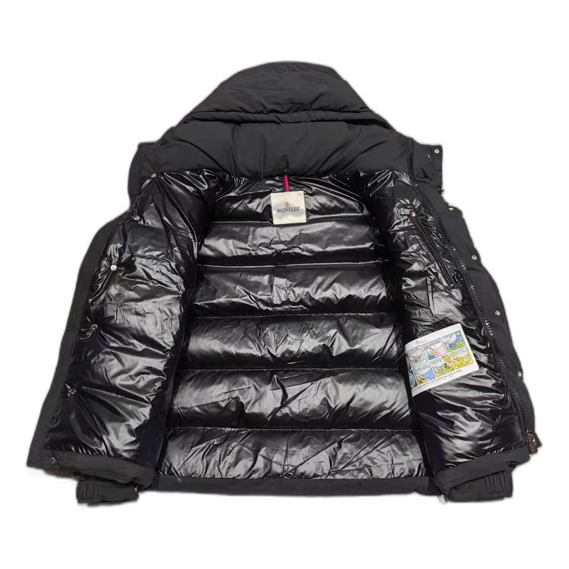 Moncler Maya Matte Hooded Puffer Jacket – Black | Premium Down | Luxury Outerwear