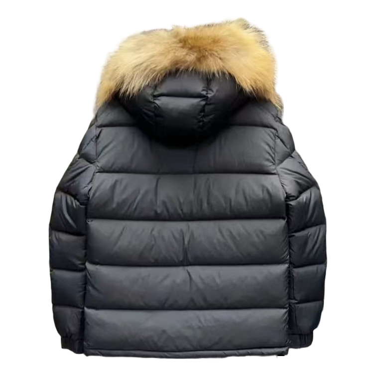 Moncler Fur-Trim Hooded Puffer Jacket – Black | Premium Down | Luxury Outerwear