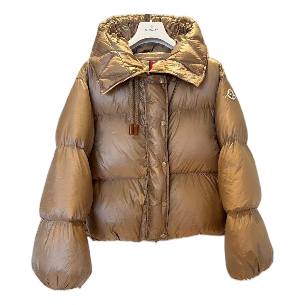 Moncler Borey Hooded Puffer Jacket – Bronze | Premium Down | Luxury Outerwear