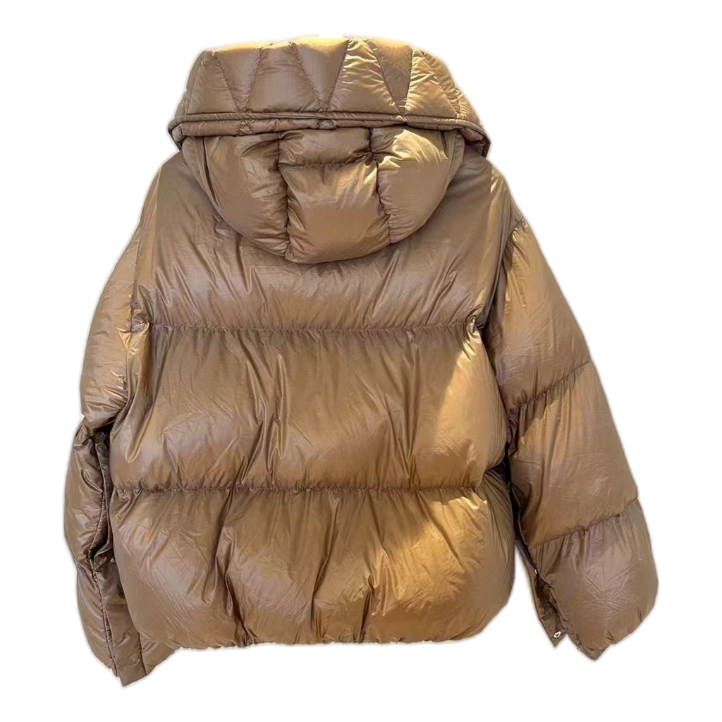 Moncler Borey Hooded Puffer Jacket – Bronze | Premium Down | Luxury Outerwear