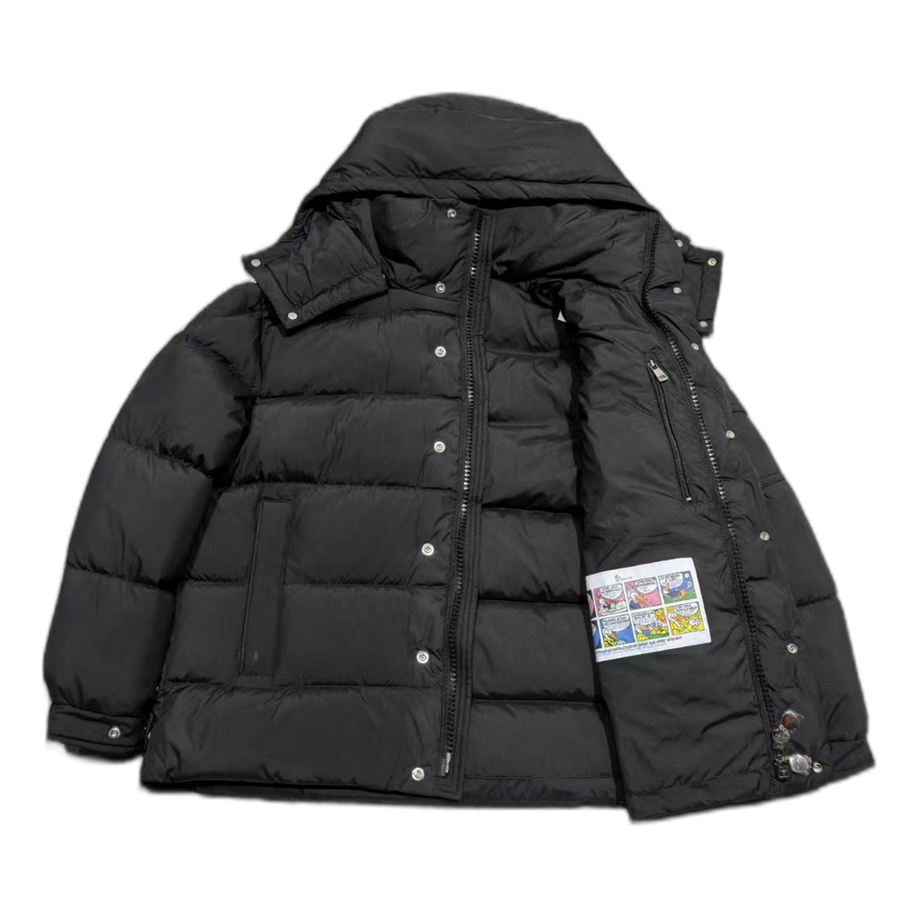 Moncler Matte Snap-Front Hooded Puffer Jacket | Premium Down | Luxury Outerwear