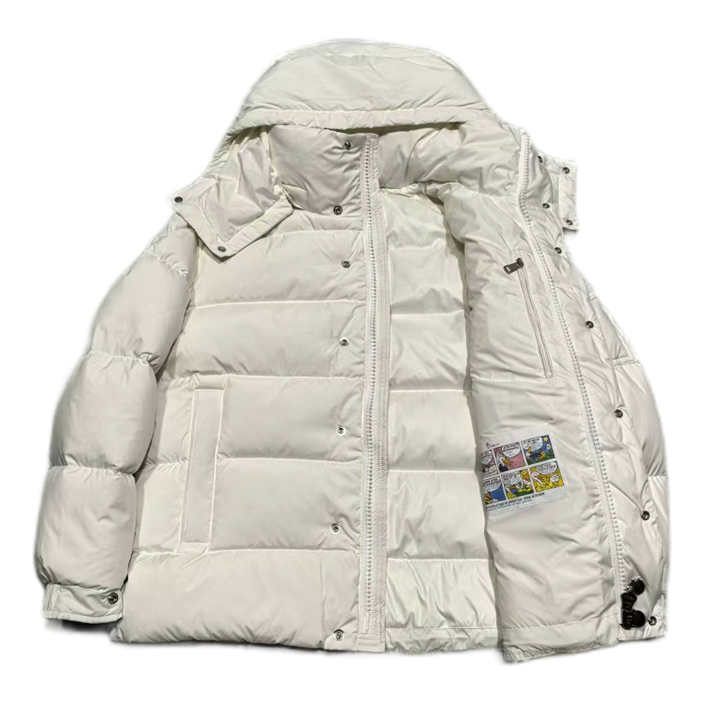 Moncler Matte Snap-Front Hooded Puffer Jacket | Premium Down | Luxury Outerwear
