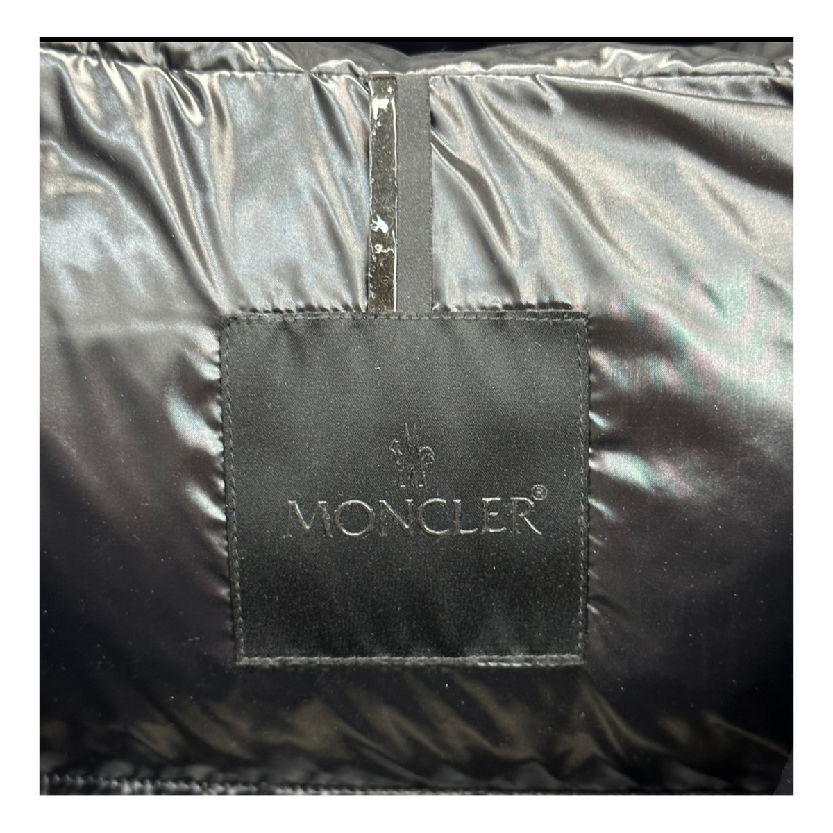 Moncler Tonal-Logo High-Collar Puffer Jacket – Black | Premium Down | Luxury Outerwear