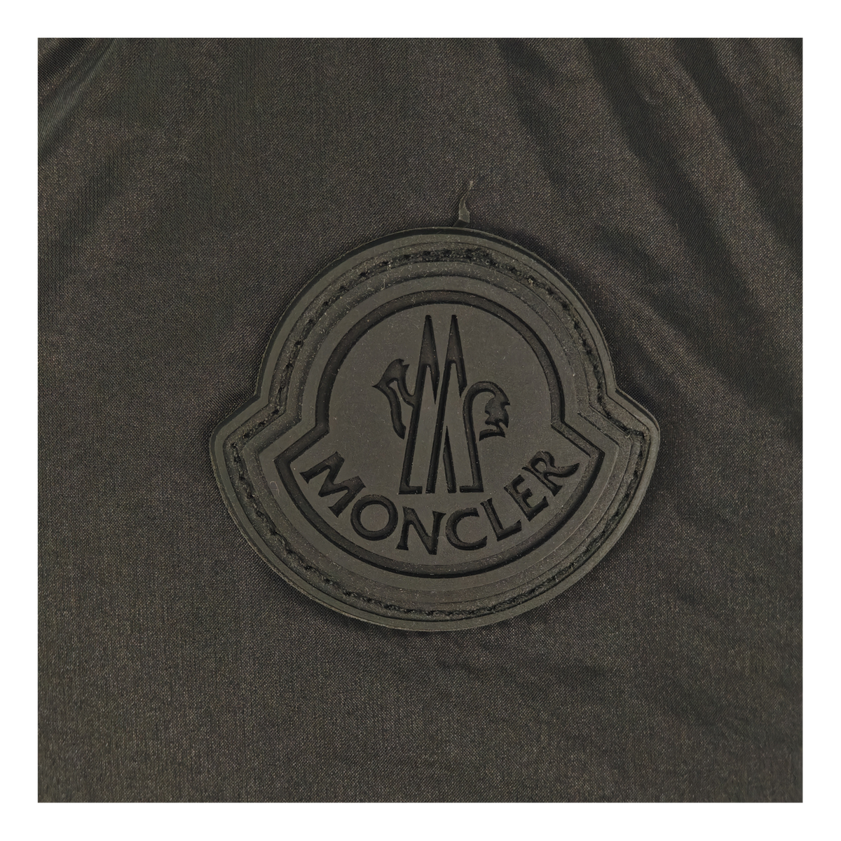 Moncler Tonal-Logo High-Collar Puffer Jacket – Black | Premium Down | Luxury Outerwear