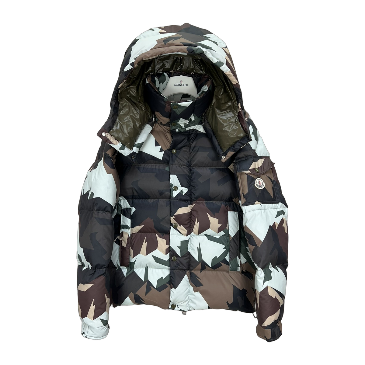 Moncler Mosa Camouflage Hooded Puffer Jacket | Premium Down | Luxury Outerwear