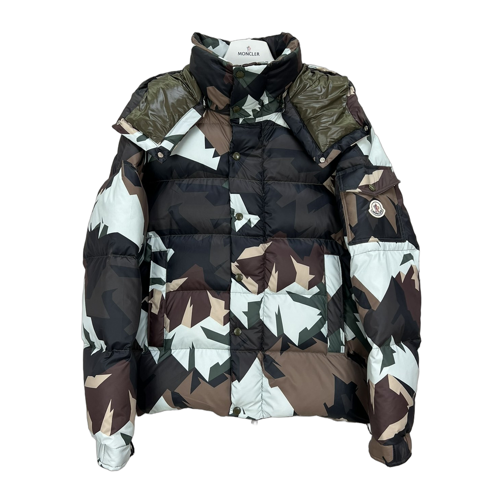 Moncler Mosa Camouflage Hooded Puffer Jacket | Premium Down | Luxury Outerwear