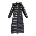 Moncler Glossy Fur-Trim Hooded Long Puffer Coat | Premium Down | Luxury Outerwear