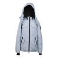 Moose Knuckles Contrast-Pocket Hooded Winter Parka – Grey | Canadian Down | Extreme Cold