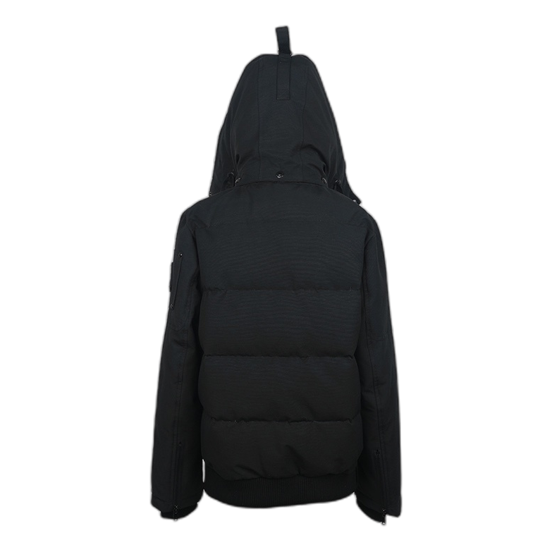 Moose Knuckles Contrast-Pocket Hooded Winter Parka – Black | Canadian Down | Extreme Cold
