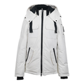 Moose Knuckles Contrast-Pocket Hooded Winter Parka – White | Canadian Down | Extreme Cold
