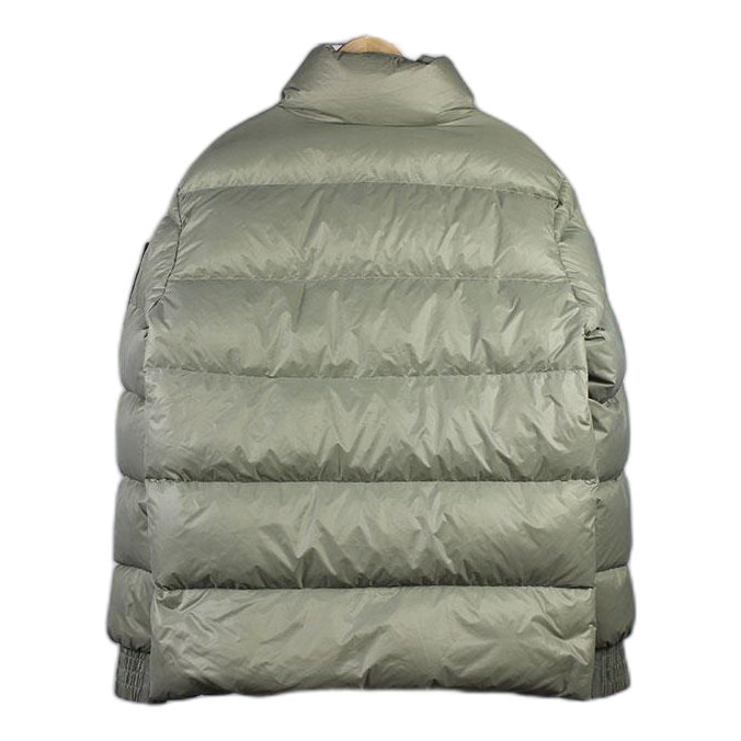 Moose Knuckles Stand-Collar Puffer Jacket – Sage Grey | Canadian Down | Extreme Cold