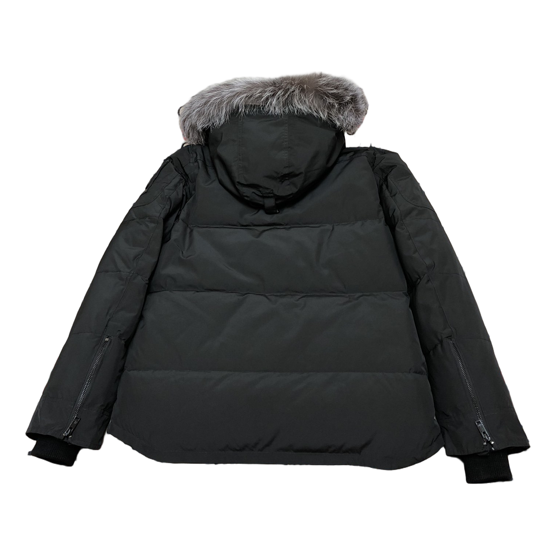 Moose Knuckles Four-Pocket Fur-Trim Hooded Puffer Jacket – Black | Canadian Down | Extreme Cold