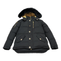 Moose Knuckles Gold 3Q Fur-Trim Puffer Jacket – Black | Canadian Down | Extreme Cold