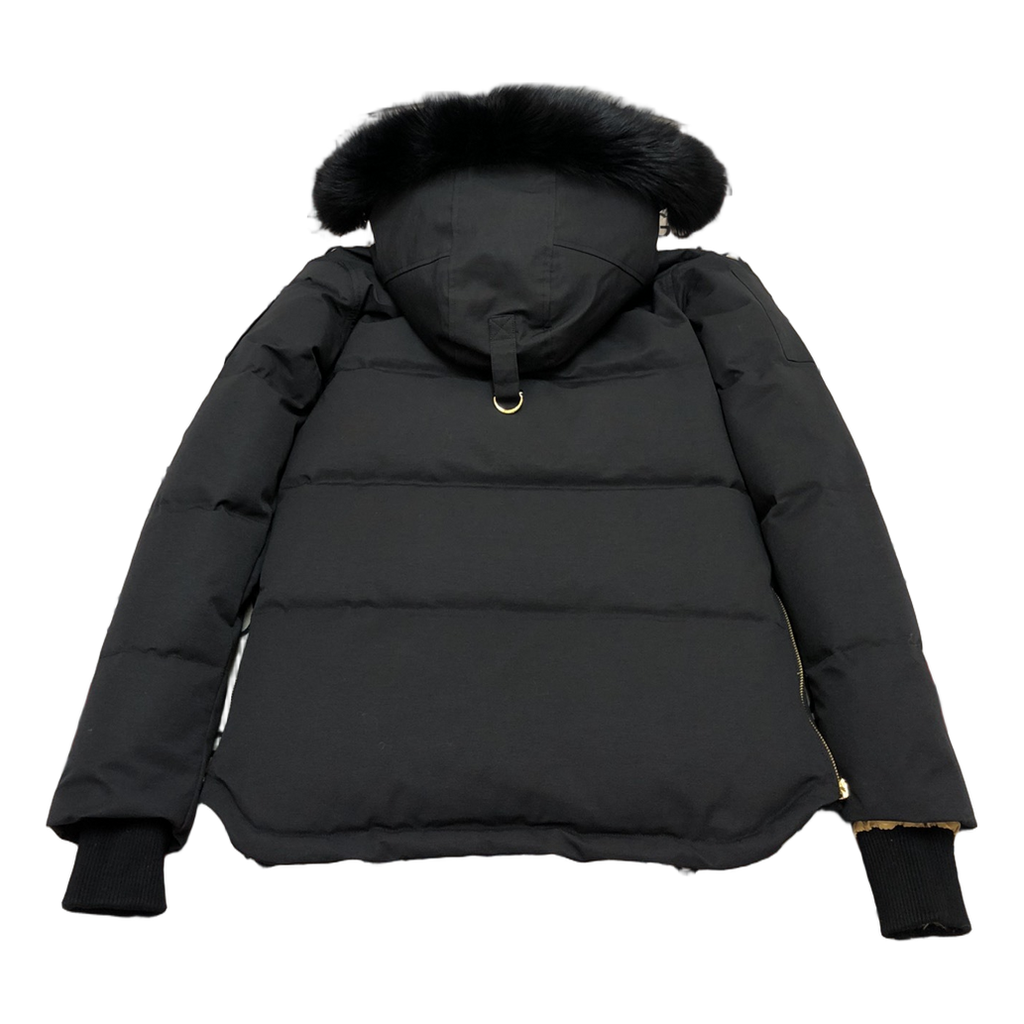 Moose Knuckles Gold 3Q Fur-Trim Hooded Puffer Jacket – Black | Canadian Down | Extreme Cold