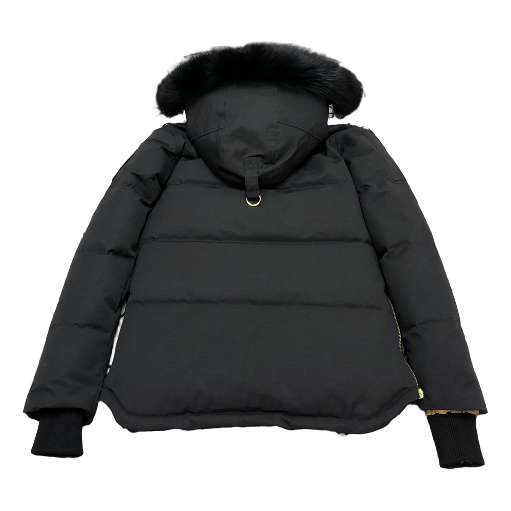 Moose Knuckles Gold 3Q Fur-Trim Hooded Puffer Jacket – Black | Canadian Down | Extreme Cold
