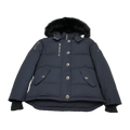 Moose Knuckles Women's Original Shearling-Trim 3Q Jacket – Navy | Canadian Down | Extreme Cold