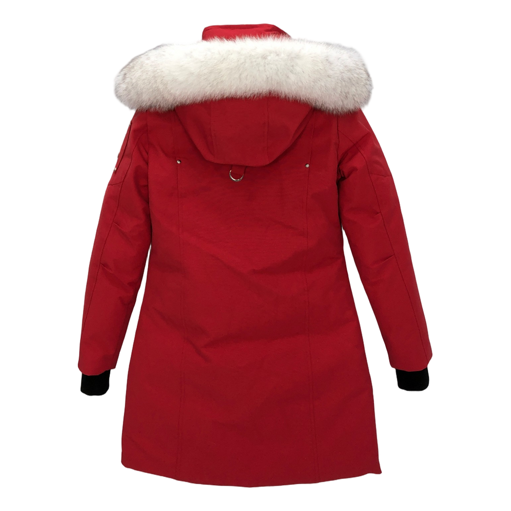 Moose Knuckles Stirling Pom-Pom Parka – White Fur Trim | Canadian Down | Extreme Cold