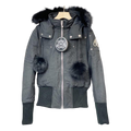 Moose Knuckles Debbie Fur-Trim Bomber – Black | Canadian Down | Luxury Outerwear