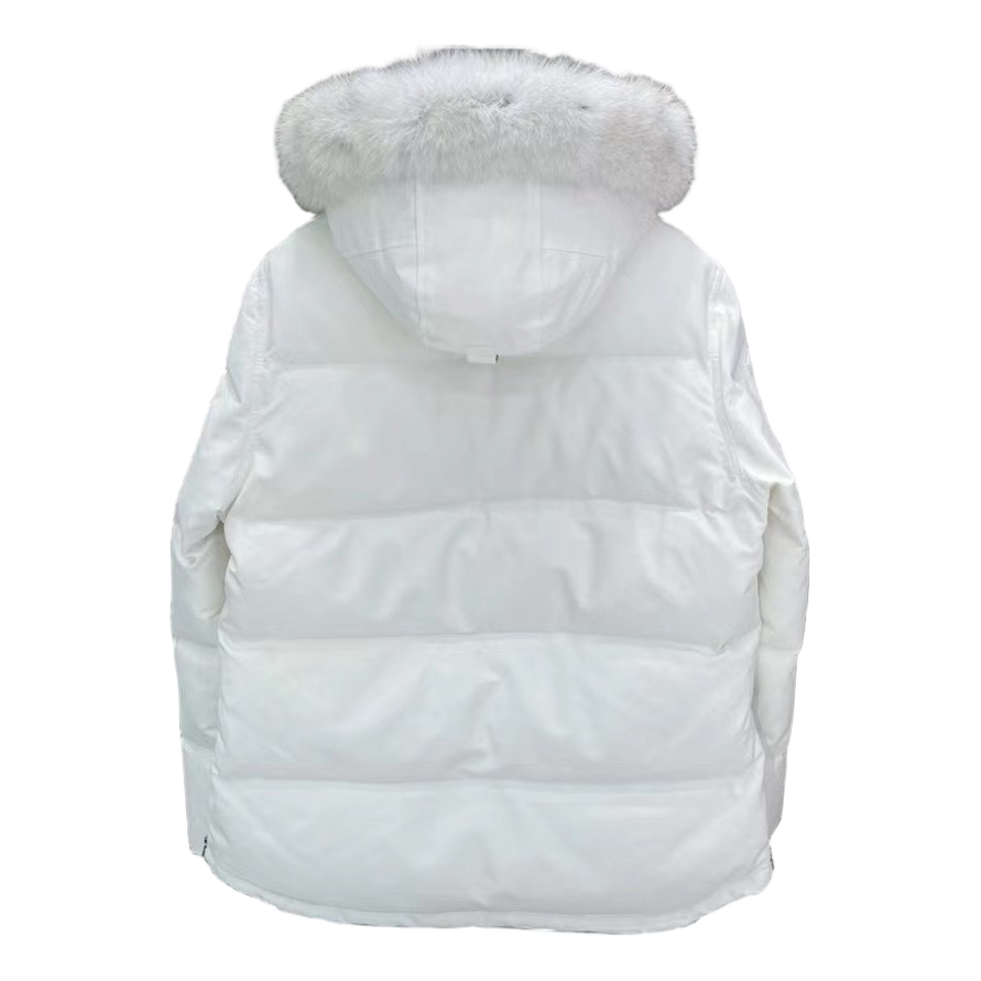 Moose Knuckles Chest-Zip Fur-Trim Hooded Puffer Jacket | Canadian Down | Extreme Cold