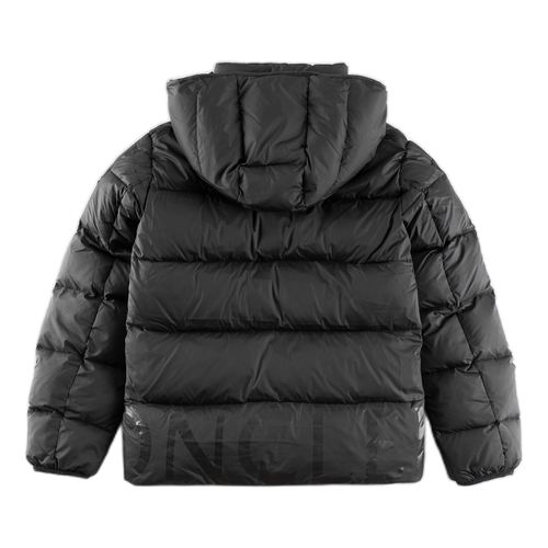 Moncler Contrast-Lined Logo-Hood Puffer Jacket – Black | Premium Down | Luxury Outerwear