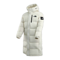 The North Face Colour-Block Long Down Coat – White | Premium Down | Full-Length Coverage