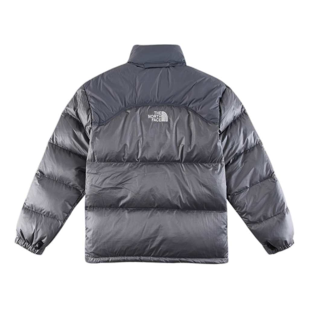 The North Face Contrast-Panel Stand-Collar Puffer Jacket | Bold Two-Tone Winter Style