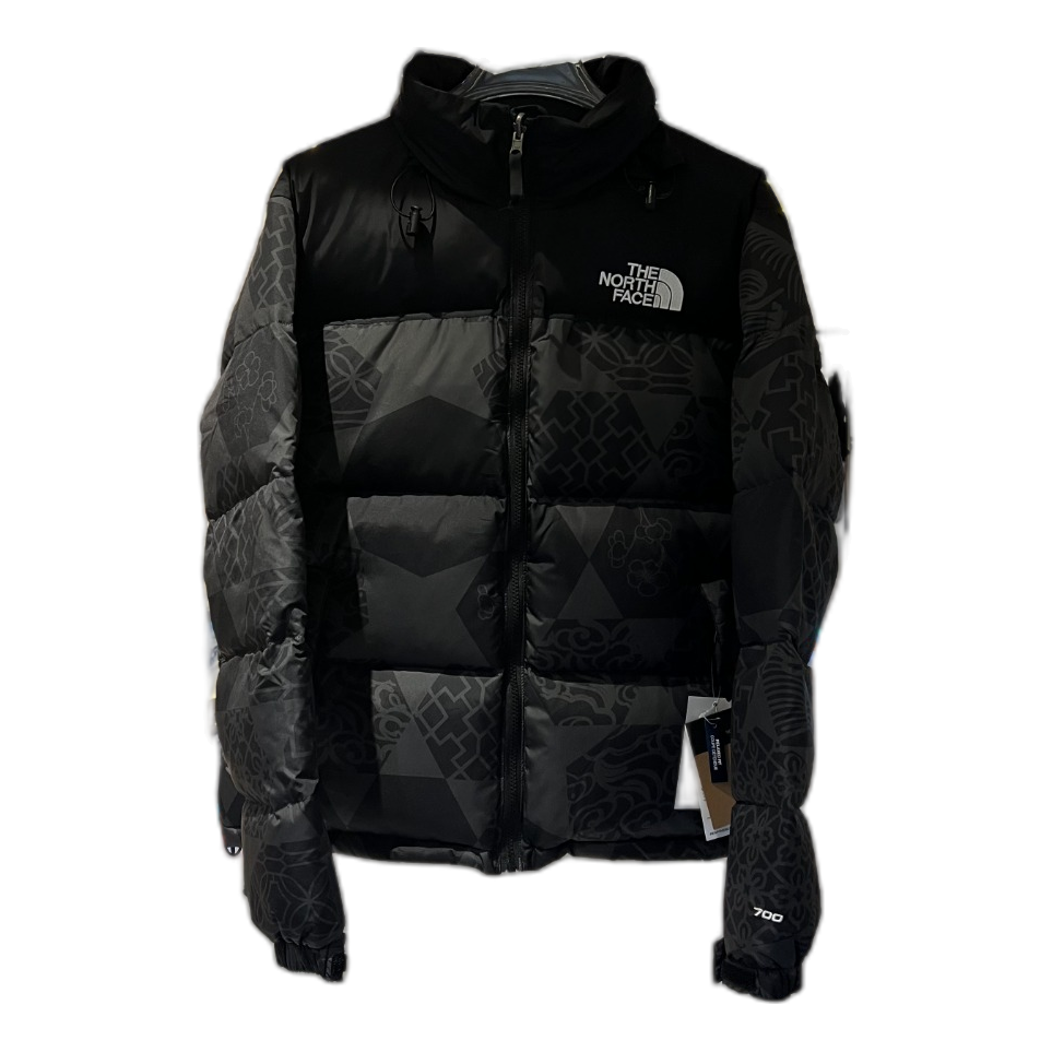 The North Face 1996 Nuptse Patterned Puffer Jacket – Black | 700-Fill Down | Collector's Edition