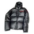 Prada Linea Rossa Hooded Puffer Jacket – Black | Luxury Technical Outerwear