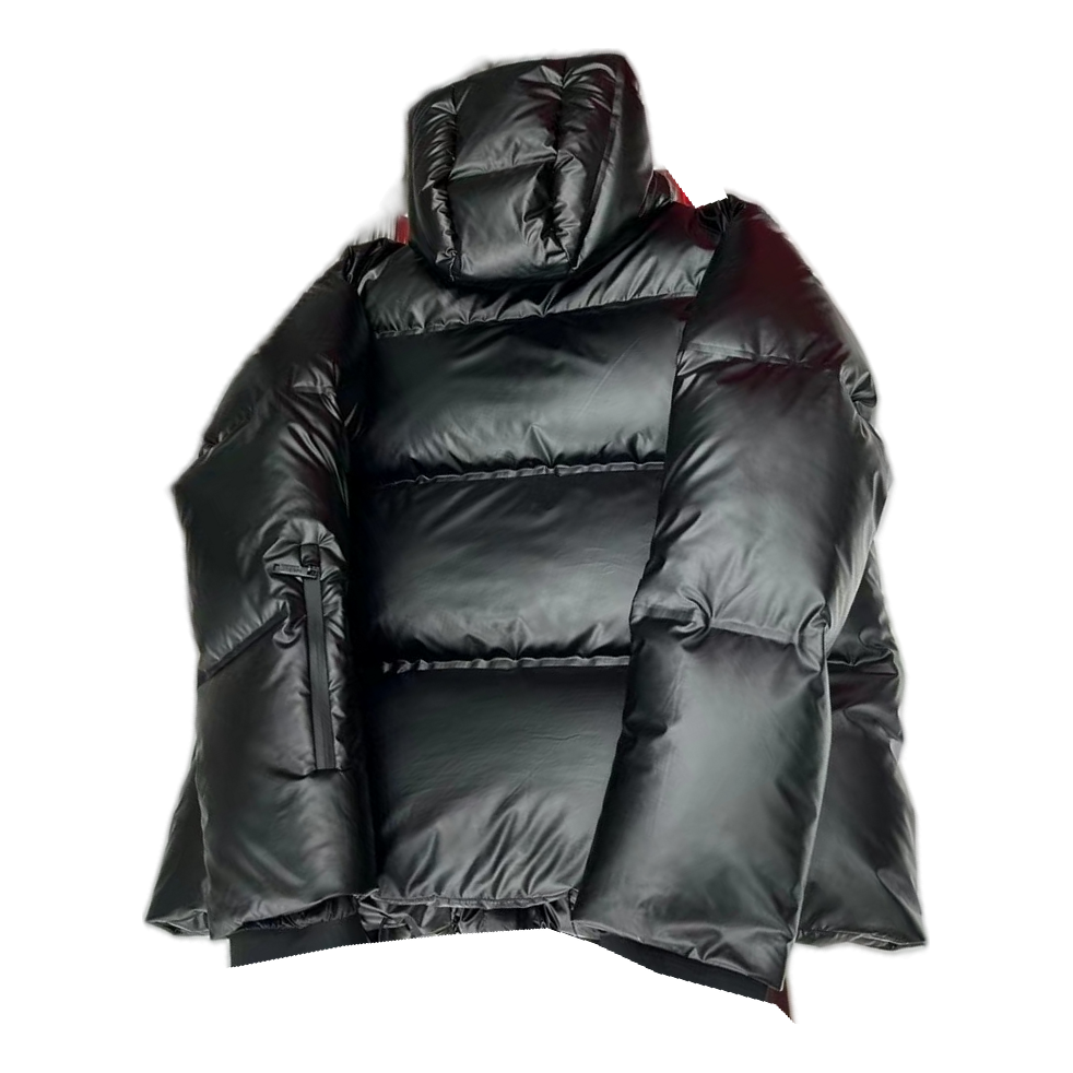 Prada Linea Rossa Hooded Puffer Jacket – Black | Luxury Technical Outerwear